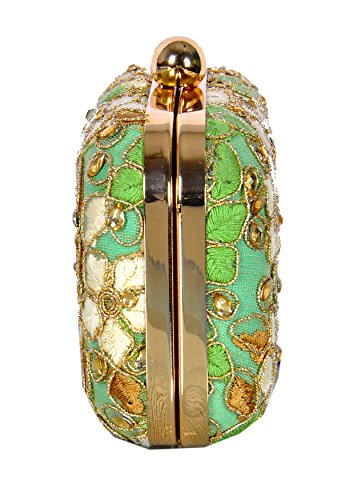 DUCHESS! Handicraft Item Very Beautiful Clutch (Green)