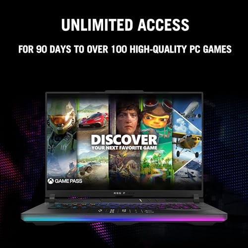 ASUS ROG Strix Scar 16 (2024), Intel Core i9 14900HX 14th Gen, 16"(40.64cm) 2.5K QHD+240Hz, Gaming Laptop (32GB DDR5/2TB SSD/12GB RTX 4080/Win11/Per-Key RGB/90WHr/Black/2.65Kg),G634JZR-CM932WS