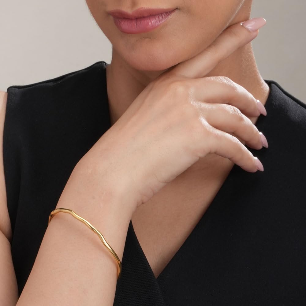PALMONAS Wave Bracelet for Women - Gift for Girls & Women | Waterproof & Anti-Tarnish Bracelet
