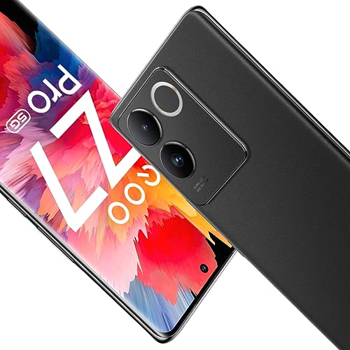 iQOO Z7 Pro 5G (Graphite Matte, 8GB RAM, 256GB Storage) | 3D Curved AMOLED Display | 4nm MediaTek Dimesity 7200 5G Processor | 64MP Aura Light OIS Camera | Segment's Slimmest & Lightest Smartphone