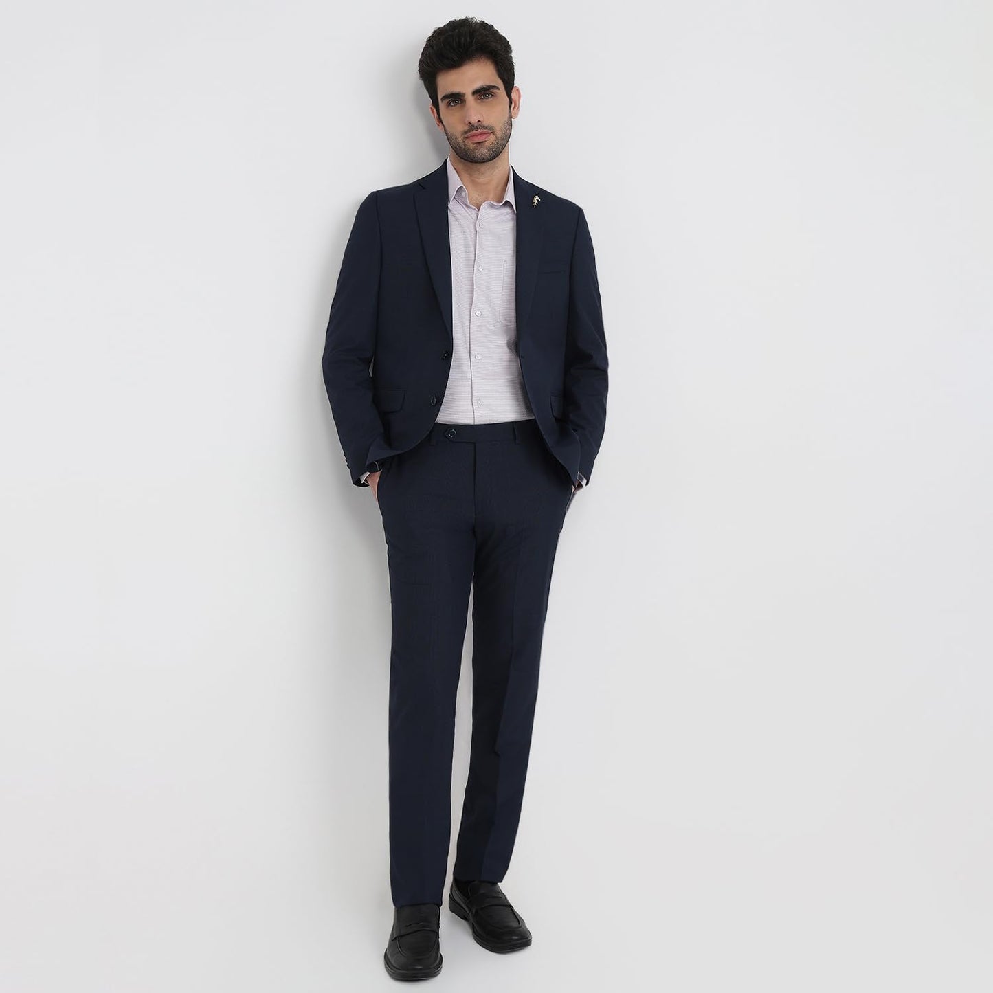 Raymond Blue Checks Pattern Men Suit