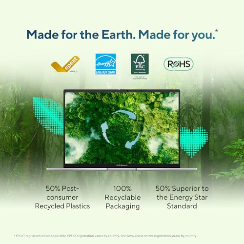 ASUS Zenbook 14,Intel Core Ultra 5 (Series 2),Thin & Light(Intel Arc iGPU/16GB/1TB/3K OLED Touch screen/14/120Hz/Windows 11/M365 Basic (1Year)*/Office Home 2024/Foggy Silver/1.28 kg) UX3405CA-PZ345WS