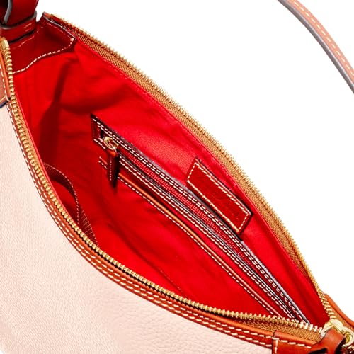 Dooney & Bourke Handbag, Pebble Grain Hobo Shoulder Bag - Blush, Blush, One Size