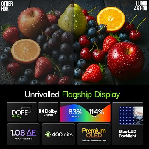Lumio Vision 7 II 2026 109cm (43 inches) 4K Ultra HD Smart QLED Google TV FTW1-ADSK