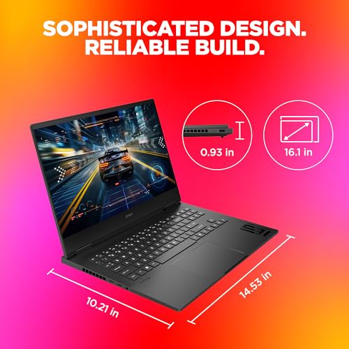HP OMEN Gaming, 14th Gen Intel Core i7-14650HX, 16GB DDR5, 1TB SSD, 8GB NVIDIA RTX 4060, 16.1-inch(40.9cm), 144Hz, IPS, FHD Laptop, Backlit KB, HyperX audio (Win 11, Office 21, Black, 2.39kg) wf1096TX