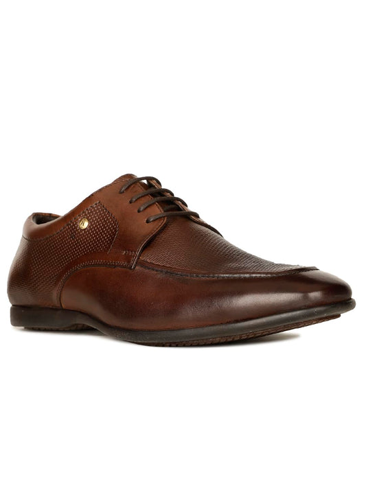 Hush Puppies Mens LOFFLER Derby E Brown Uniform Dress Shoe - 10 UK (8244825)