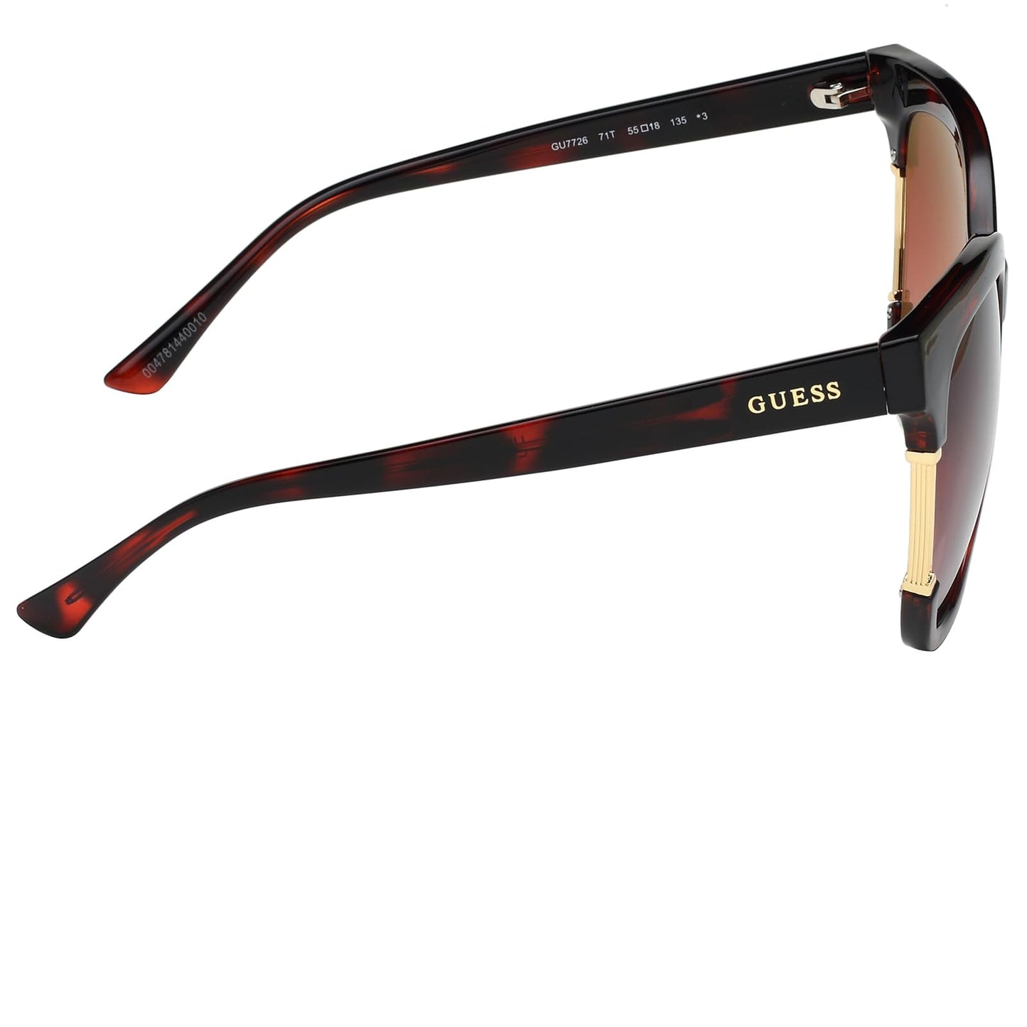 GUESS Gradient Square Women Sunglasses -(GU7726 71T 55 S |55| Pink Color Lens)