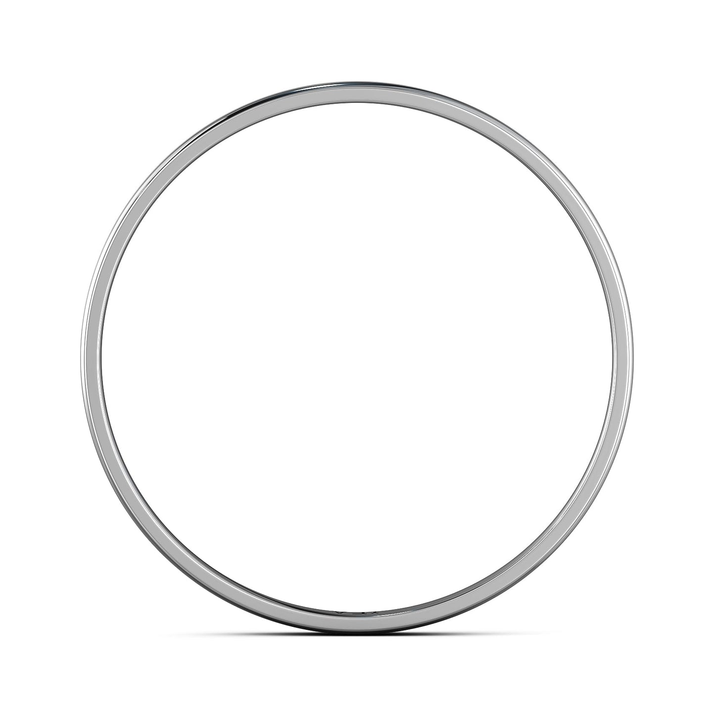 Joyalukkas 925 Purity High Polished Silver Kada/Cuff For Boy And Men (Black Color)