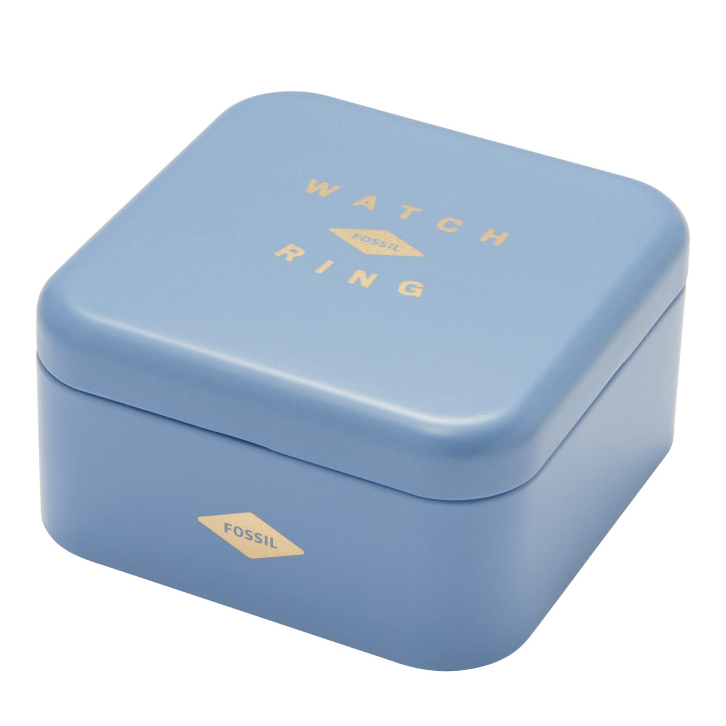 Fossil Watch Ring Gold dial ES5246 for Women, Analog, Stainless Steel, Gold Strap