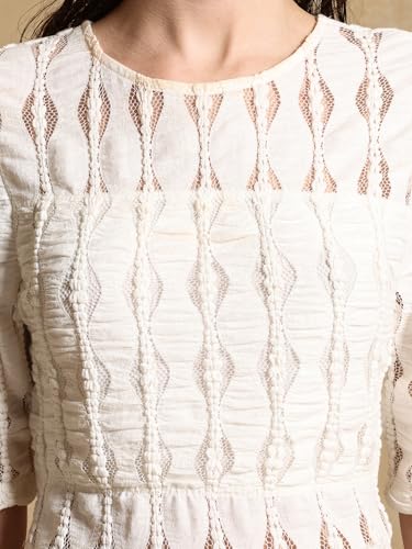 Kazo Luna Mini Dress Off White