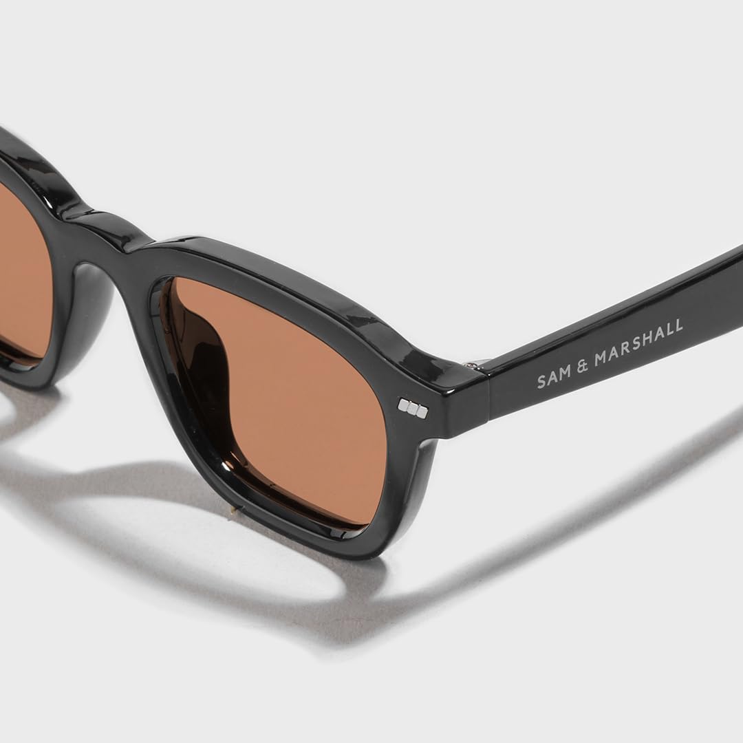 SAM AND MARSHALL DARIO Sunglasses I 400% UV Protection I Polycarbonate I Square Shape I Unisex