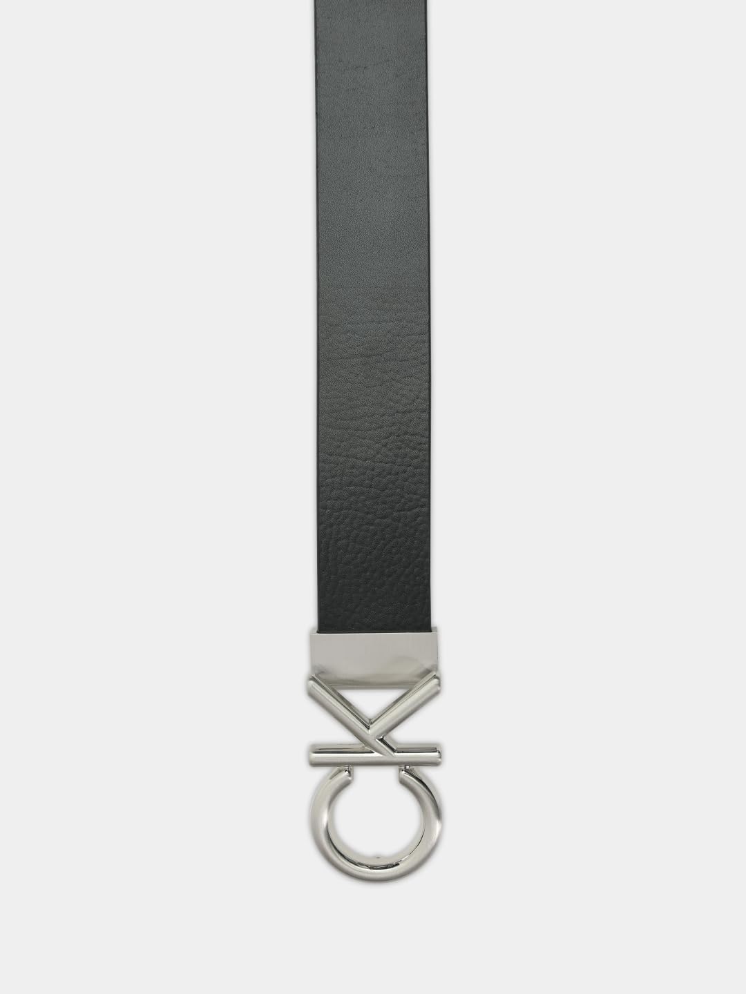 Calvin Klein Solid Black Leather Classic Belt
