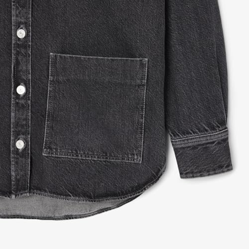 Lacoste Women's A-Line Coat (BF24466NM_Grey