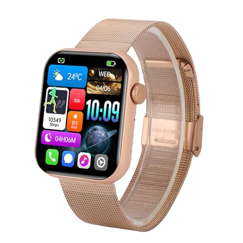 Tangxi Smart Watch, 1.9 Inch HD Color Screen Fitness Tracker with Calls Sleep Monitoring IP67 Water Proof, for Android iOS