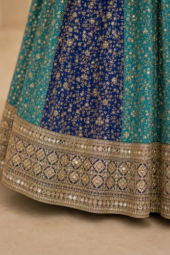 Neel Utsav | Elegant Anarkali gown with a graceful flared silhouette