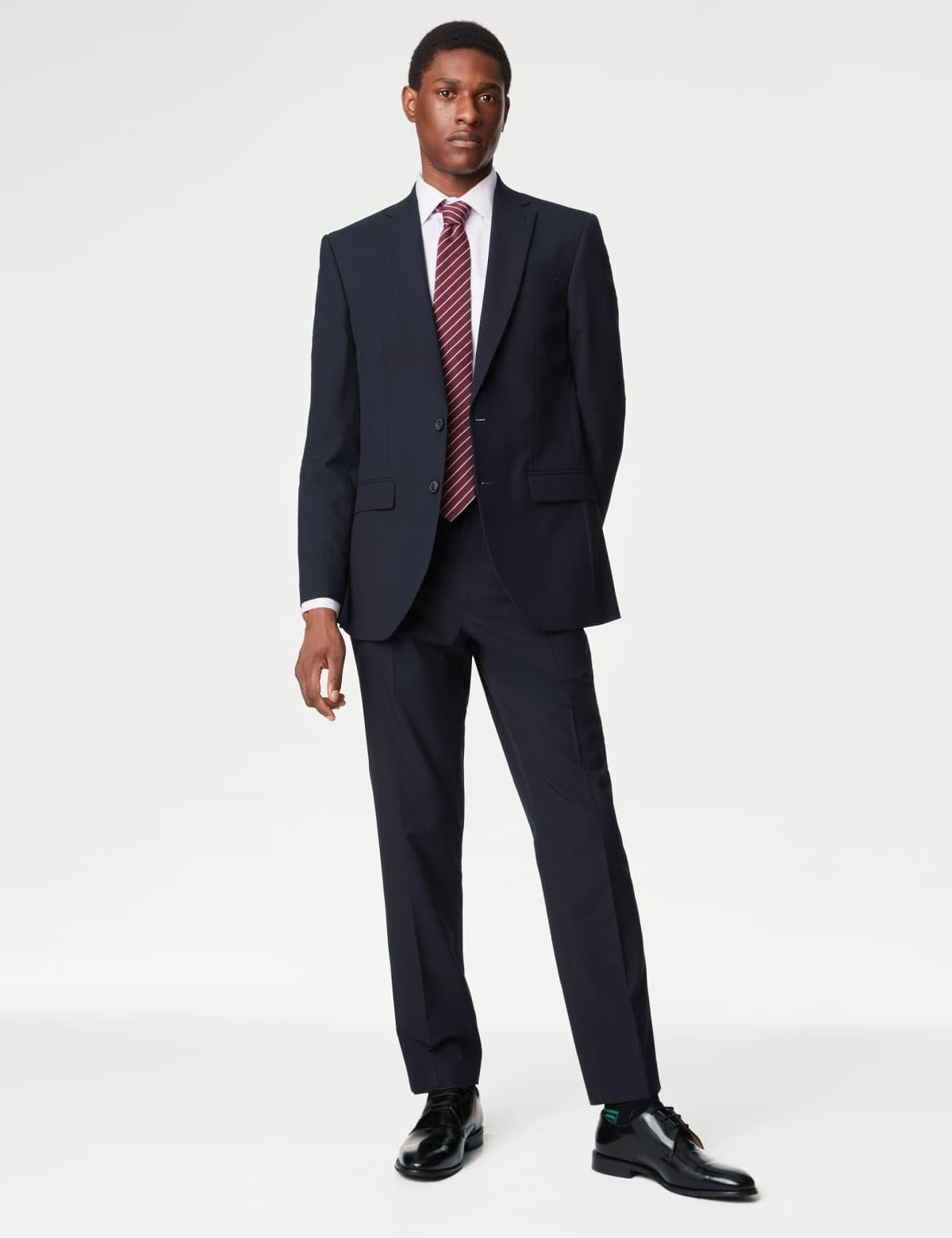 Marks & Spencer Men's A-Line Coat (T15/0907F_Navy