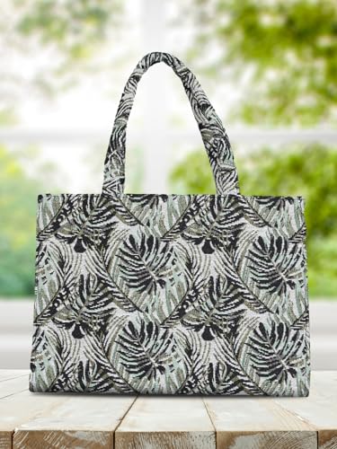 MINI WESST Multi Casual Fabric Graphic Tote Bag (Multi-Color_MWTB128PR)