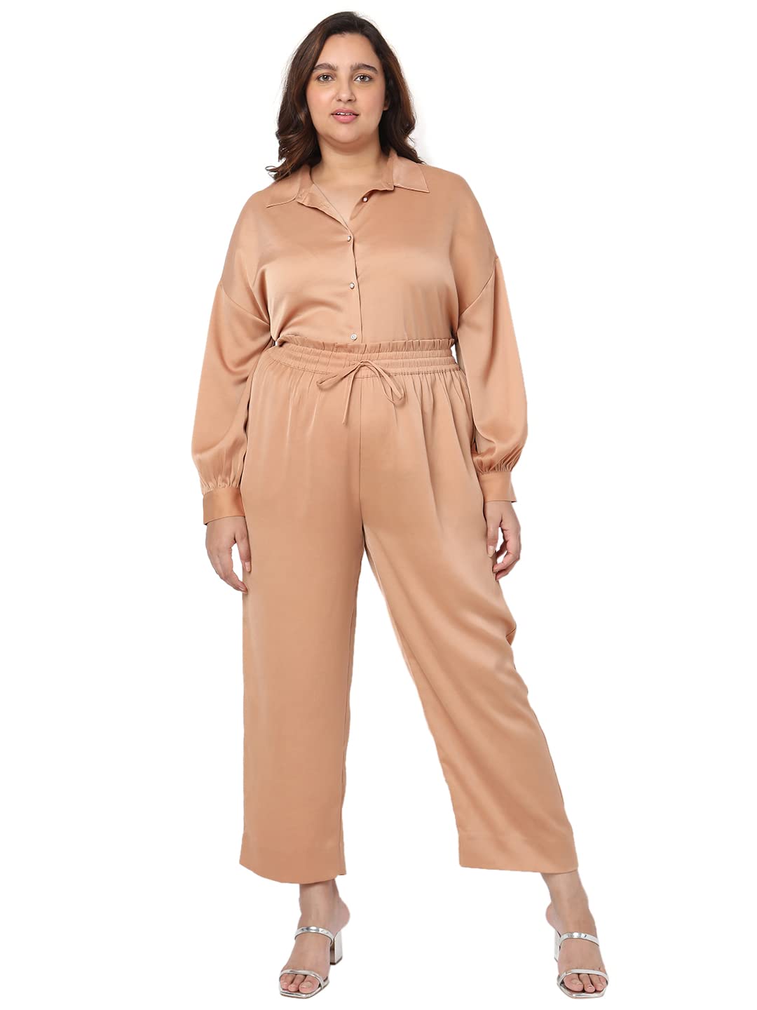 Vero Moda Curve Women's Straight Pants (120831801- Doe_XS)