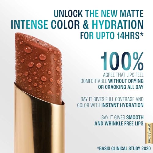Lakme 9to5 Hya Matte Lipstick Coffee Break 3.6gm (Pack of 2)