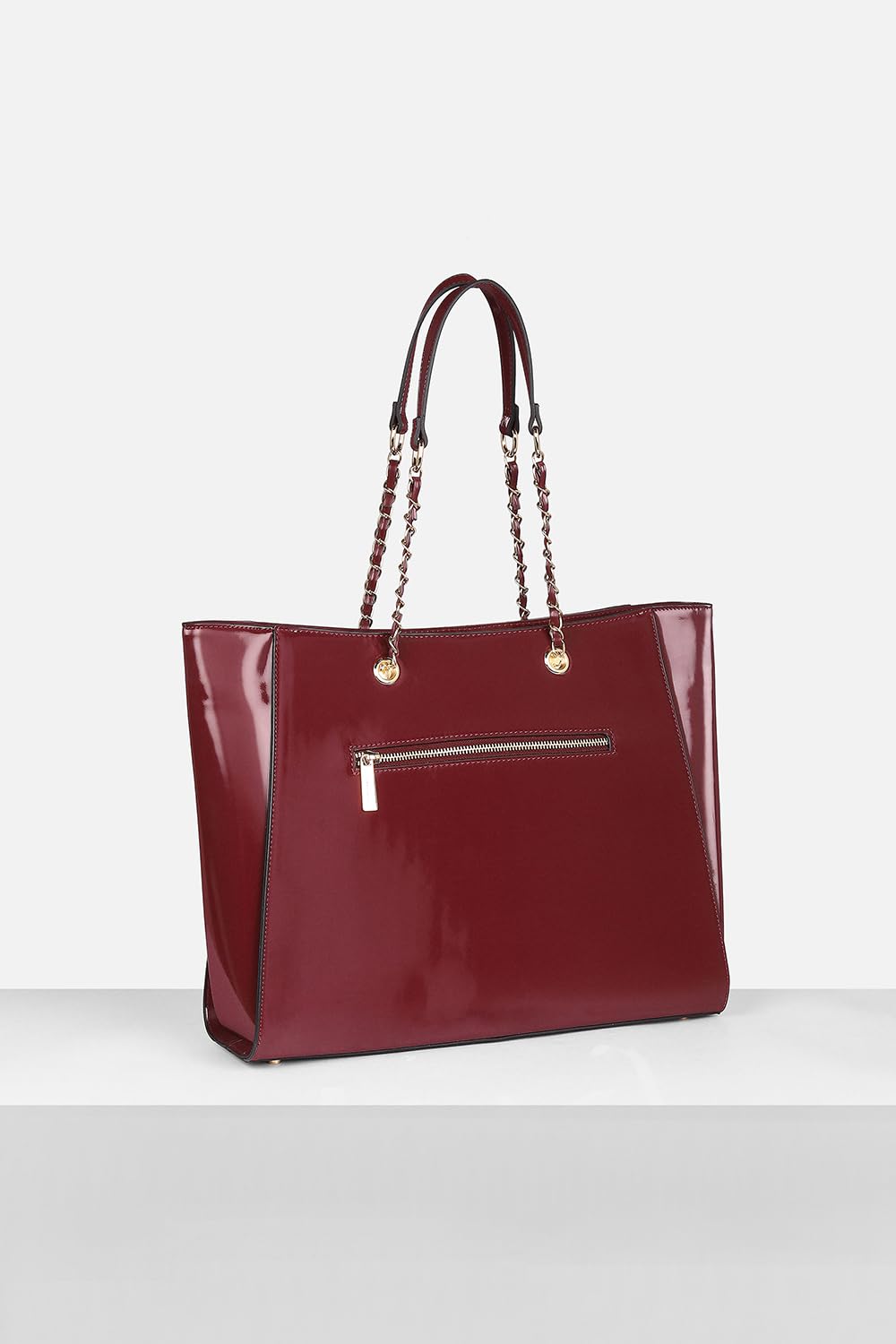 Women Maroon Formal Handbag