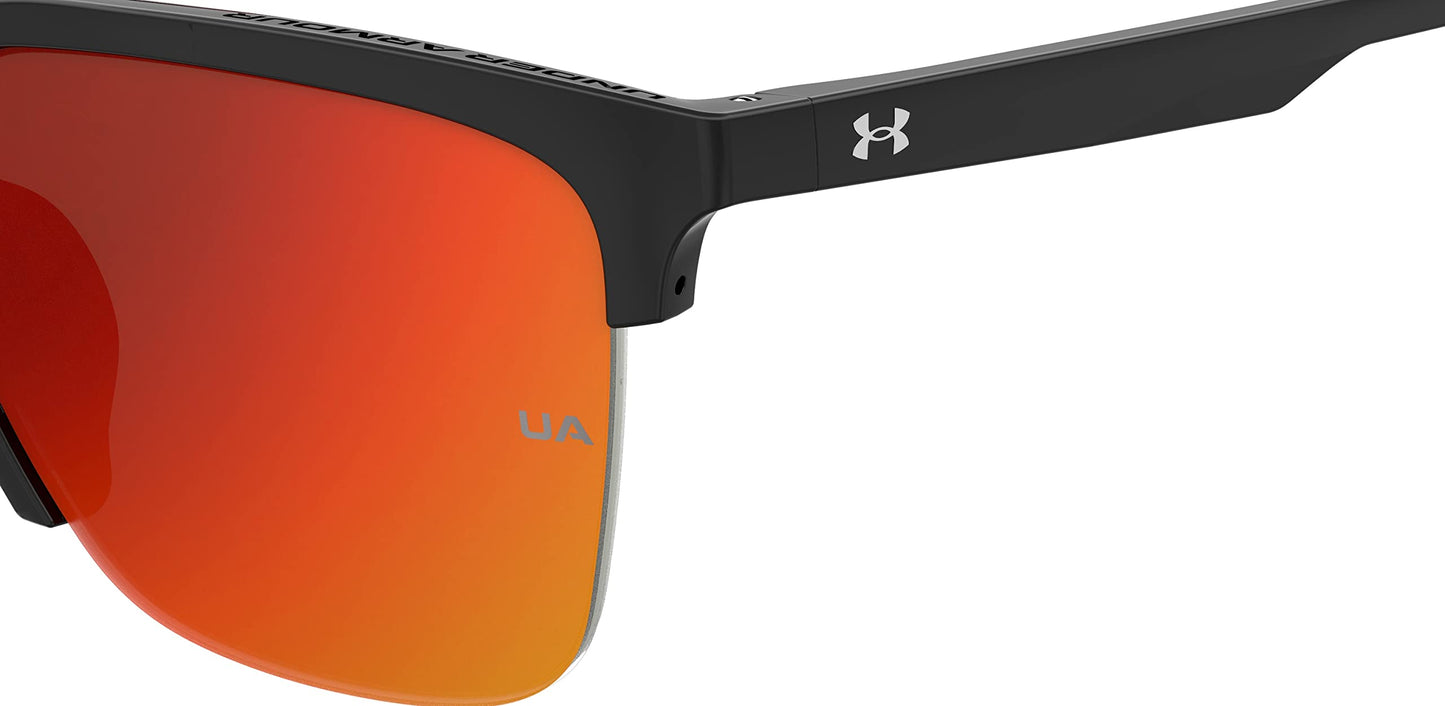 Under Armour Non-Polarized Square Male's Sunglasses-(UA PHENOM/F OIT 57UZ| Black color