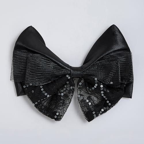 Hopscotch Girls Black Sleeveless Sequined Floral Party Dress for Age (4-5 Years)