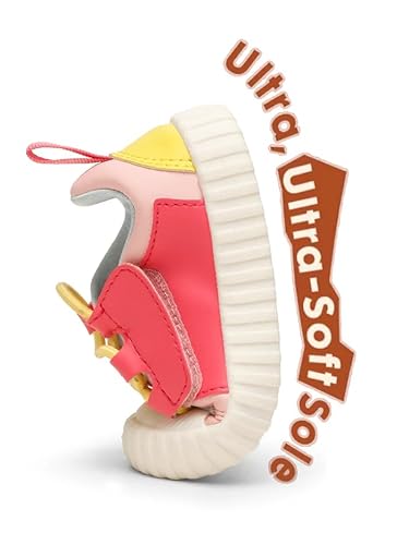 ONYC Poco Toddlers's Comfortable & Lightweight Lace-Free Sneakers- Pink (Girls)