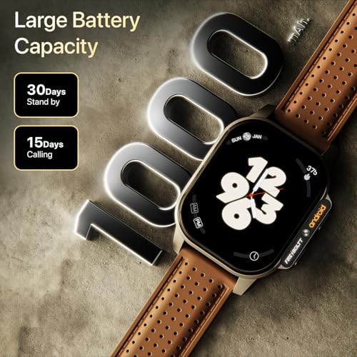 Fire-Boltt Snapp Smart Watch, Selfie Camera, 4G Nano-SIM Slot, 54.1mm AMOLED Display, Play Store- Unlimited apps, 1000mAh Battery, 2GB/4GB RAM + 16GB/64GB ROM (Alpine Olive)