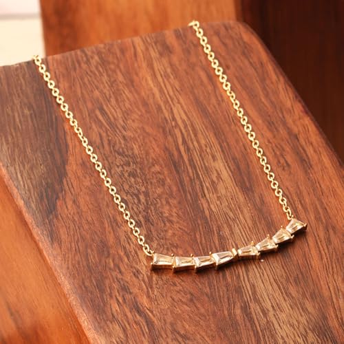 PALMONAS Twilight Drop Minimal Necklace for Women - Waterproof & Anti-Tarnish Jewellery, Gift For Girls & Women