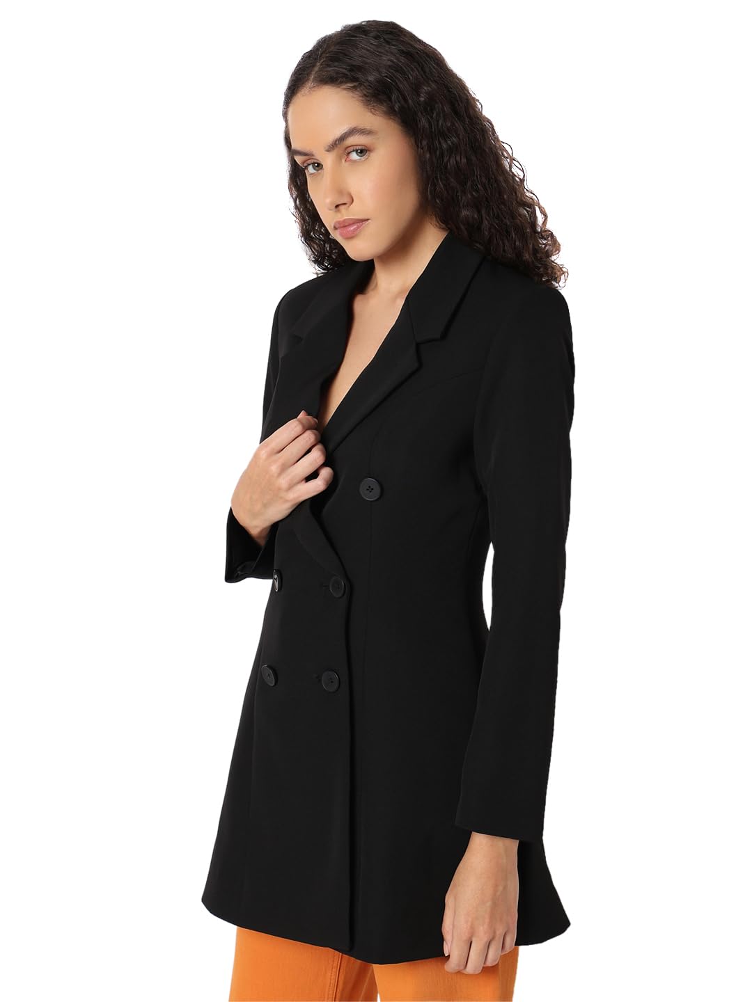 VERO MODA Women's Regular Fit Black Blazer