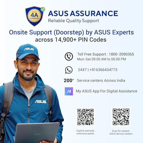 ASUS Vivobook 14,Smartchoice,AMD Ryzen AI 5 330,16GB RAM,512GB SSD, FHD+ 14", Win11,Office24,M365 Basic (1Yr)*, Cool Silver,1.46Kg,M1407KA-LY131WS, AMD Radeon iGPU, 50 Tops,Next-Gen AI Laptop,Copilot+