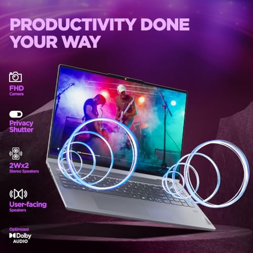 Lenovo Ideapad 5 2-in-1 Intel Core 5 120U 14" (35.5cm) WUXGA IPS 300Nits Convertible Laptop (16GB/512GB SSD/Win 11/Office 21/Backlit KB/FPR/FHD Camera/Alexa/3 Mon.Game Pass/Grey/1.6kg), 83DT004SIN