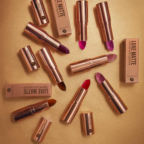 ColorFlix Luxe Matte Lipstick Rich Velvet Finish, High Pigment, Long Lasting, Lightweight- Nude Brown,3.5g