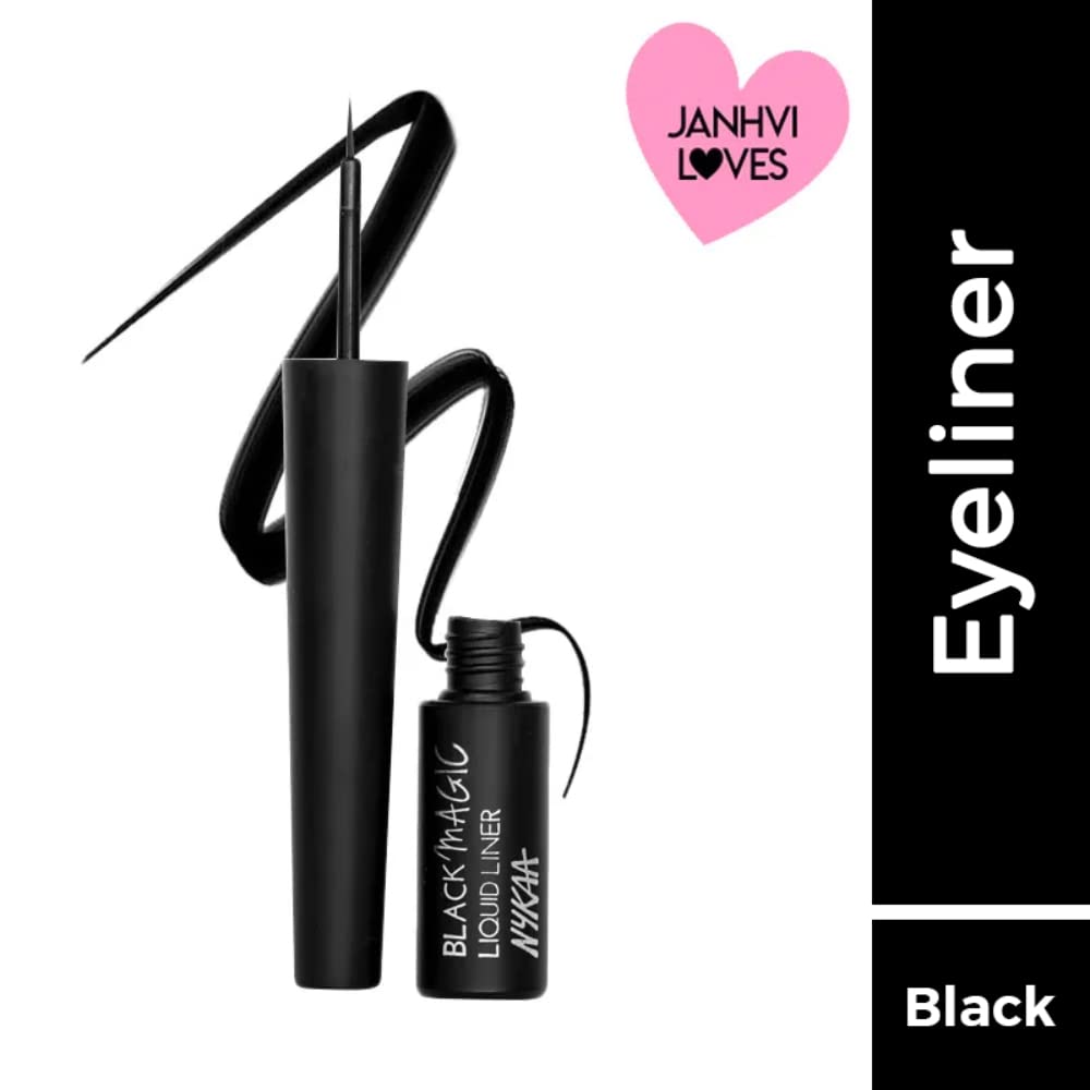Nykaa Black Magic Liquid Eyeliner - Super Black 01