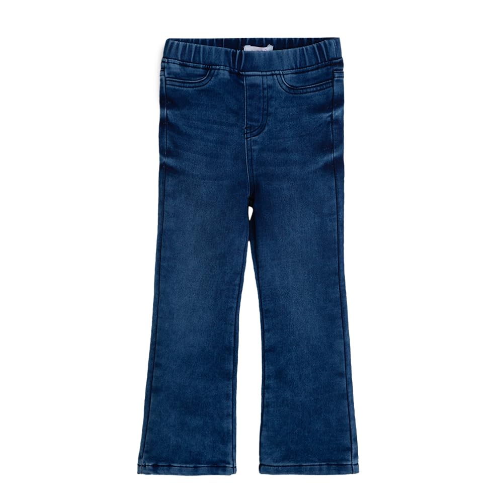 Hopscotch Girls Slim Fit Jeans in Blue Color For Ages (2-3 Years)