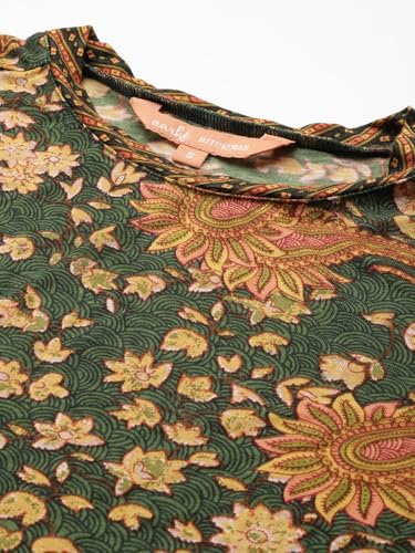 Aarke Ritu Kumar Green Meadow Midi Dress