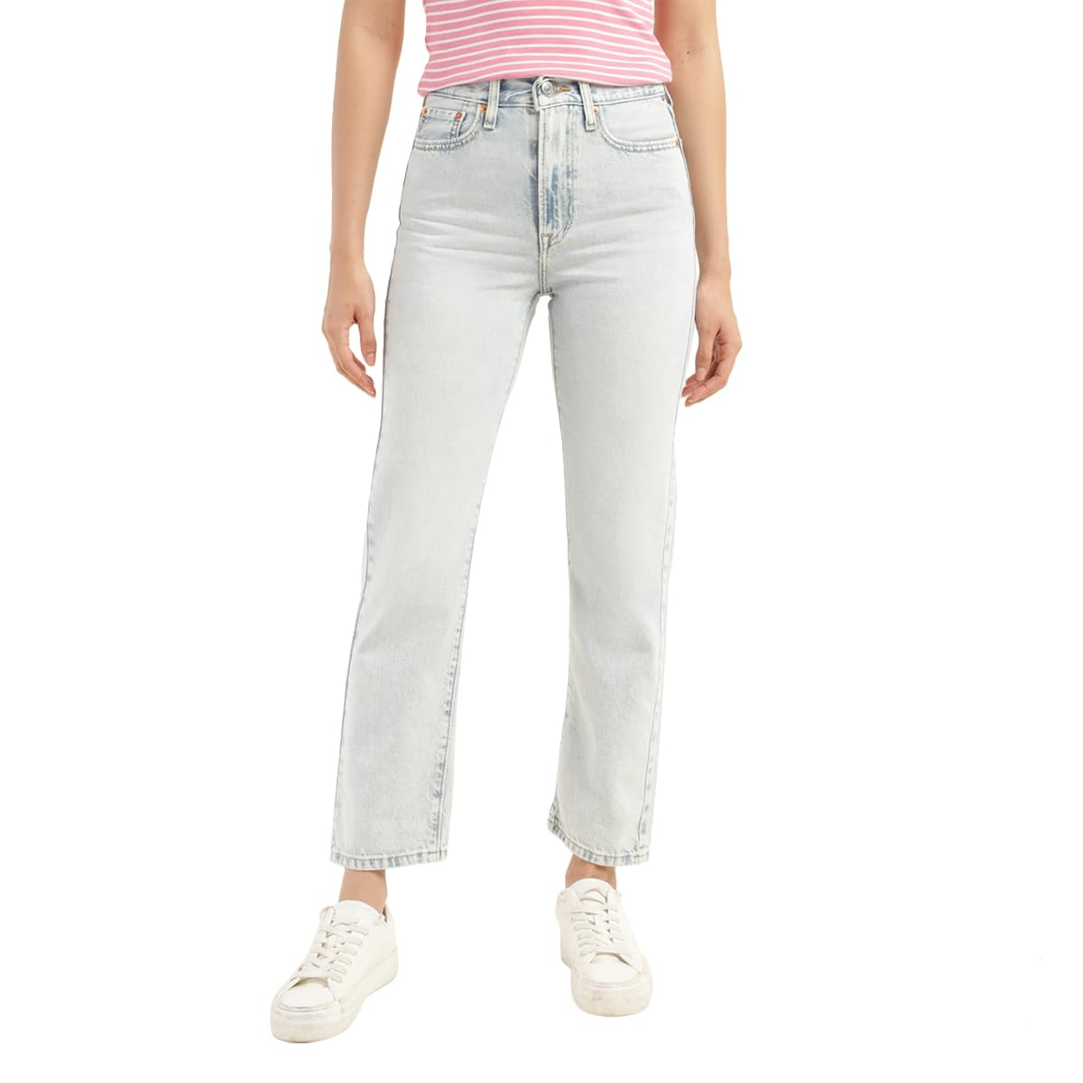 Levi's Women's Straight Jeans (A2504-0027_Blue