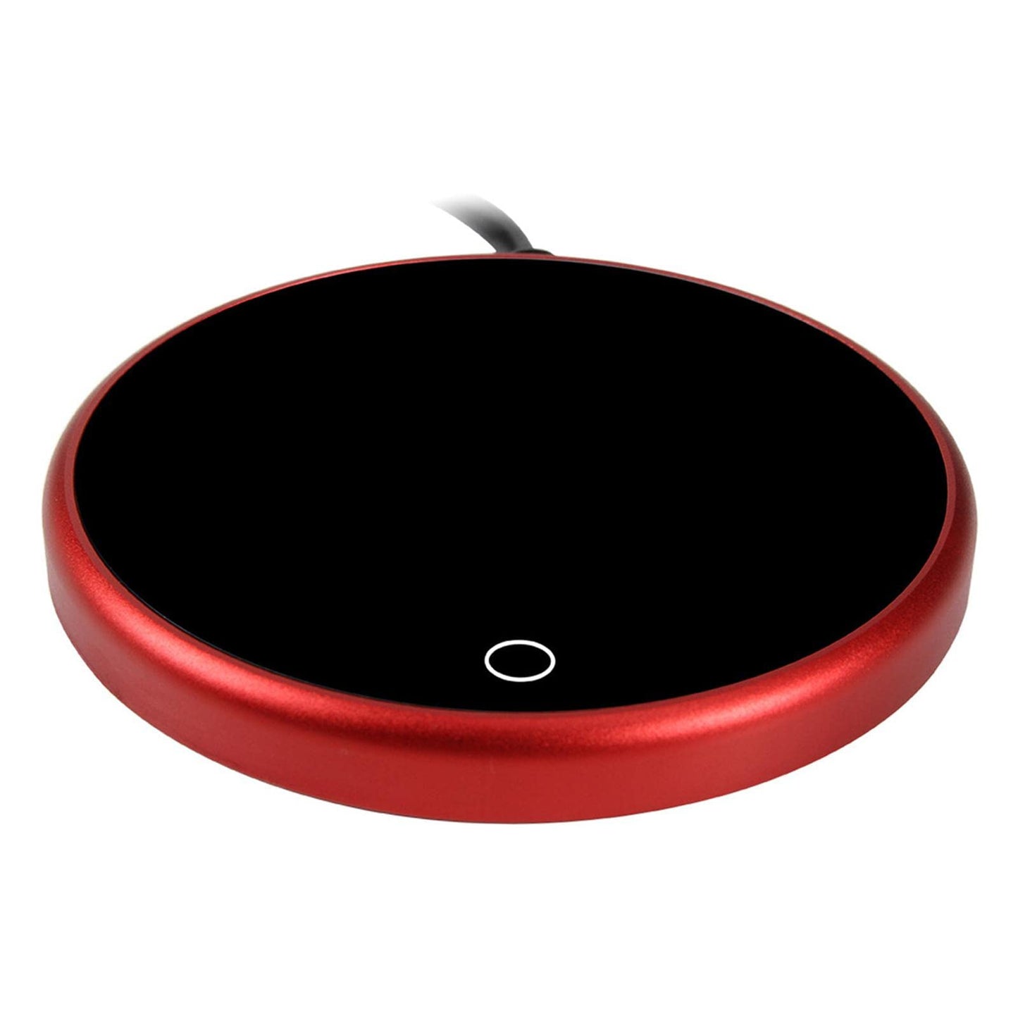 FABLOFTCoffee Mug Warmer Heater Coaster 15W Cushion Auto Shut Off Plate for Home red