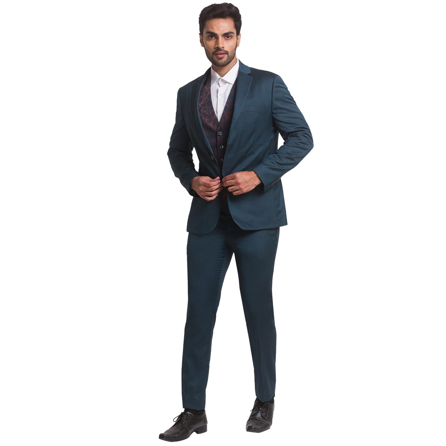 Park Avenue Dark Petrol Suit (Size: 44)-PIDP00290-P7