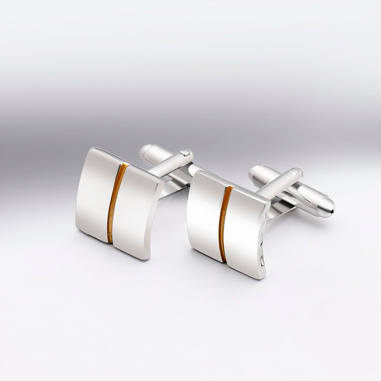 Peora Office Formal Square Shirt Blazer Cufflink Pair for Men Boys Wedding Business Corporate Gift