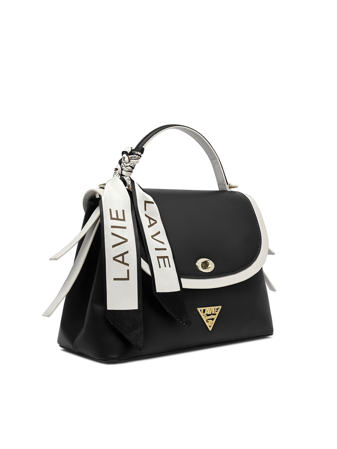 Lavie Signature Women's Plano 2C Flap Satchel Handbag for Women|Satchel Bag for Work|Ladies purse|Stylish Shoulder Bag|Gift For Women
