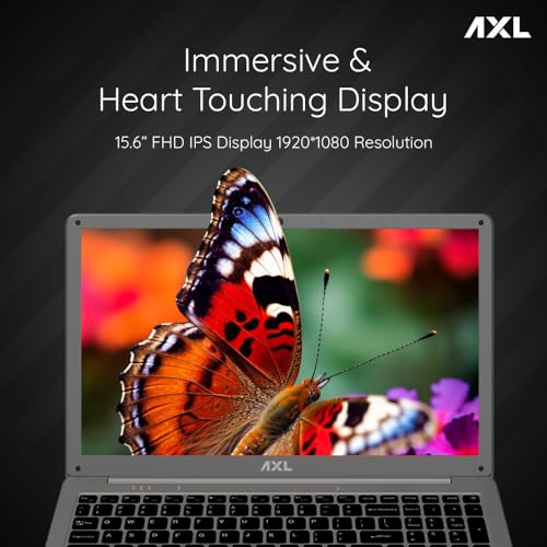 AXL Laptop (Vayu Book) Newly Launched Thin & Light | 15.6 Inch HD Display (4GB/256GB SSD)