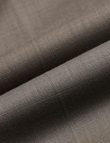 Arvind Grey Solid Slim Fit Dobby Trousers