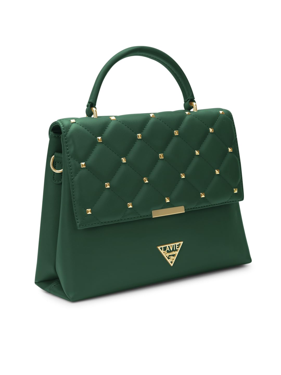 Lavie Signature Women's Stud Gary Satchel Handbag | Satchel Bag for Work | Ladies purse | Stylish Shoulder Bag | Gift For Women