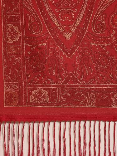 Ritu Kumar Red Wool Shrug