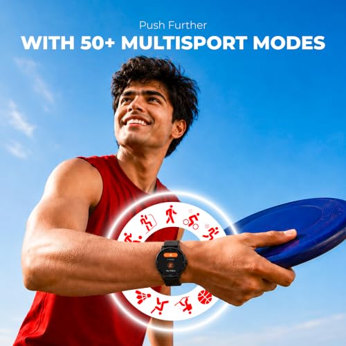 Fastrack Smart Revoltt R1 Smartwatch with 1.38 Inch Display, Bluetooth Calling, AI Voice Assistant and SpO2 Monitor