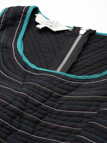 Label RITU KUMAR Black Flawie Long Dress