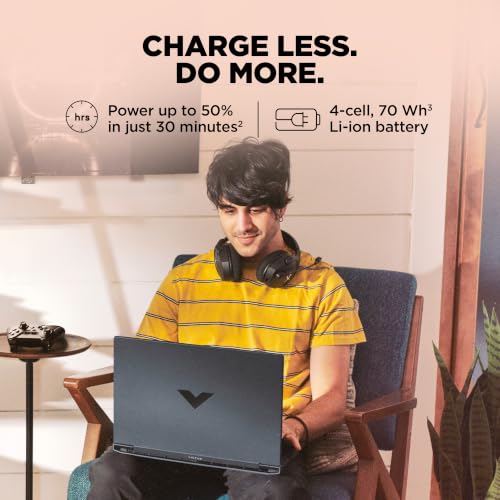 HP Victus 15 Smartchoice, Intel Core i5-14500HX, 6GB RTX 4050, 12GB DDR5(Upgradeable) 512GB SSD, FHD,144Hz, 300nits, 15.6''/39.6cm, Win11, Office24, Mica Silver, 2.3kg, fa2643TX, RGB Gaming Laptop