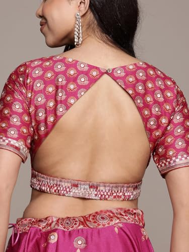 Aarke Ritu Kumar Purple Tanishqa Lehenga With Blouse And Dupatta