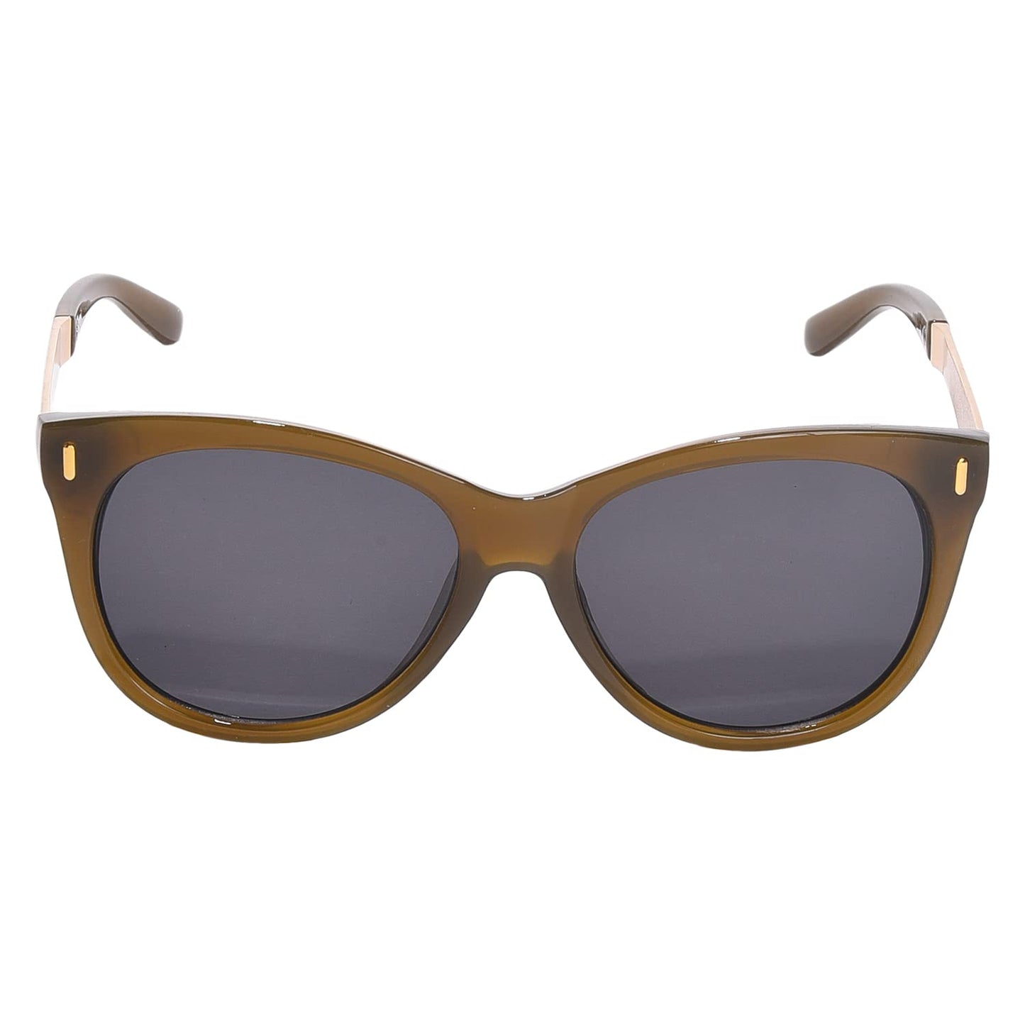 Haute Sauce Brown Wayfarer Sunglasses for Women & Girls | Tinted Black Lens | Goggles, Glasses, Shades, Eyewear, Chasma, Glares for women | accessories for women | Cool, Funky, Stylish ladies sunnies